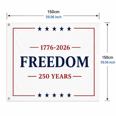 Patriotic Bald Eagle Mask & 1776-2026 Freedom Flag Set